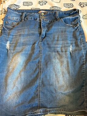 Women’s Blue Denim Skirt